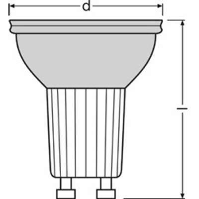 Лампа 35W MR16 Mains Alutech™ Q35MR16/230/FL 36° GE 10896