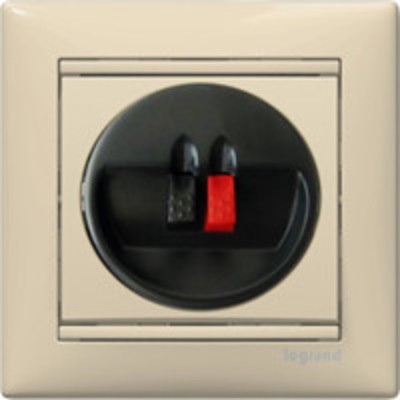 РОЗЕТКА ДЛЯ КОЛОНОК - VALENA - ОДИНОЧНАЯ - СЛОНОВАЯ КОСТЬ LEGRAND 